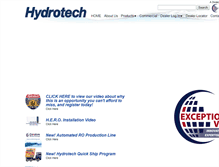 Tablet Screenshot of hydrotechwater.com